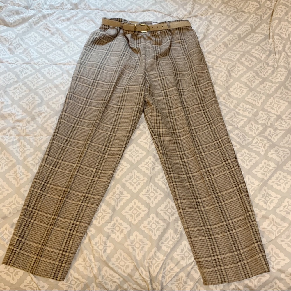 Vintage Plaid Pants